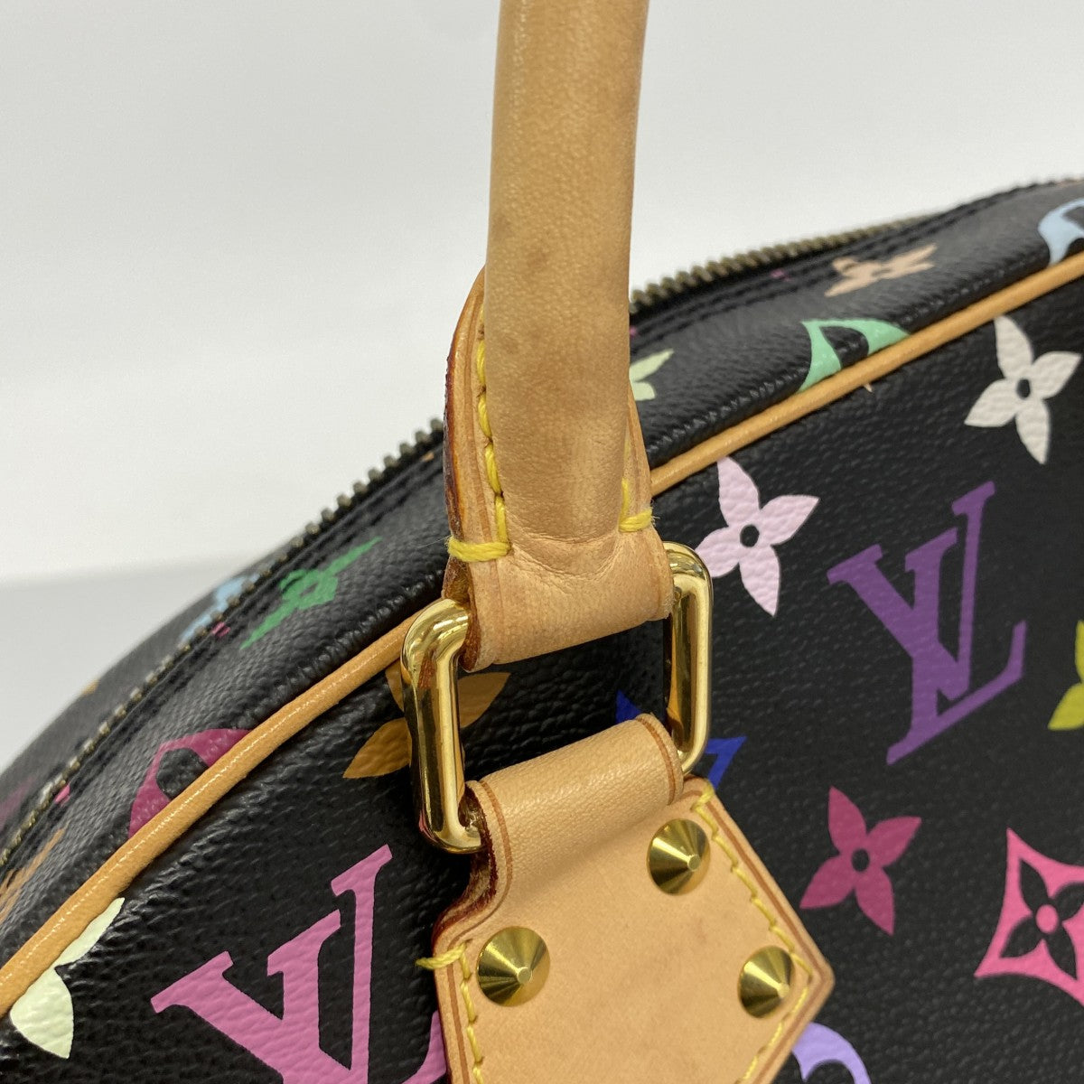 【6fd5915】ルイヴィトン ハンドバッグ モノグラム・マルチカラー トゥルーヴィル M92662 ノワール【中古】レディース