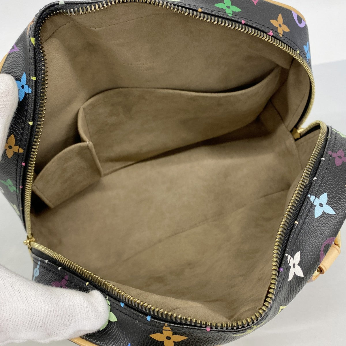 【6fd5915】ルイヴィトン ハンドバッグ モノグラム・マルチカラー トゥルーヴィル M92662 ノワール【中古】レディース