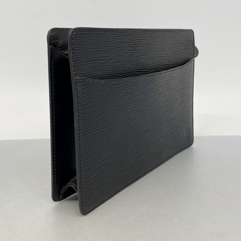 【6fd5917】ルイヴィトン クラッチバッグ エピ ポシェットオム M52522 ノワール【中古】メンズ