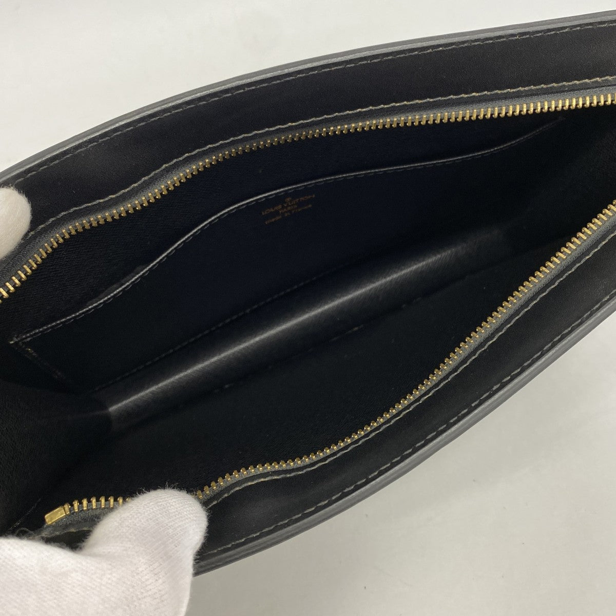 【6fd5917】ルイヴィトン クラッチバッグ エピ ポシェットオム M52522 ノワール【中古】メンズ