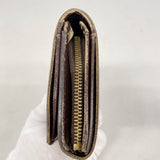【6fd5925】ルイヴィトン 財布 ダミエ ポルトフォイユトレゾール N61736 エベヌ【中古】レディース