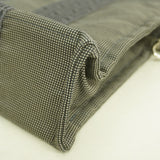 【6fd5939】エルメス ハンドバッグ エールラインPM キャンバス グレー シルバー金具【中古】メンズ レディース ユニセックス
