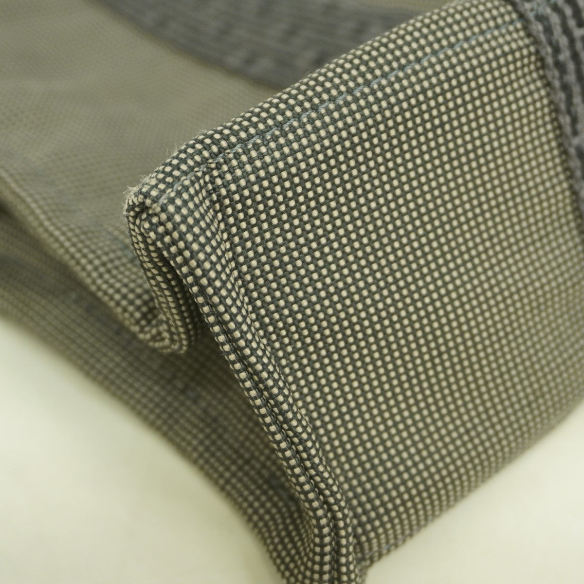 【6fd5939】エルメス ハンドバッグ エールラインPM キャンバス グレー シルバー金具【中古】メンズ レディース ユニセックス