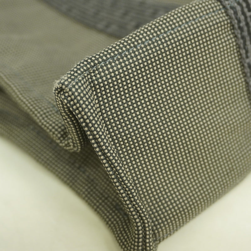 【6fd5939】エルメス ハンドバッグ エールラインPM キャンバス グレー シルバー金具【中古】メンズ レディース ユニセックス