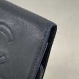 【6fd5953】シャネル キーケース モノグラム ラムスキン ブラック ゴールド金具【中古】レディース