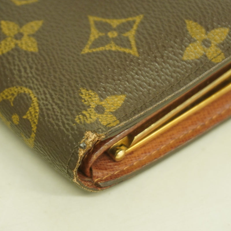 【6fd5963】ルイヴィトン 財布 モノグラム ポルトモネビエヴィエノワ M61663 ブラウン【中古】レディース