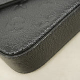 【6fd5968】ルイヴィトン ショルダーウォレット モノグラム・アンプラント ポシェットフェリシー M82477 ノワール【中古】レディース