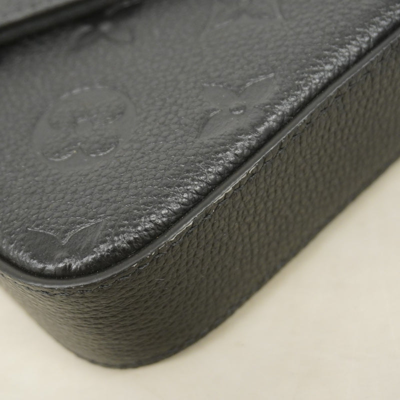 【6fd5968】ルイヴィトン ショルダーウォレット モノグラム・アンプラント ポシェットフェリシー M82477 ノワール【中古】レディース