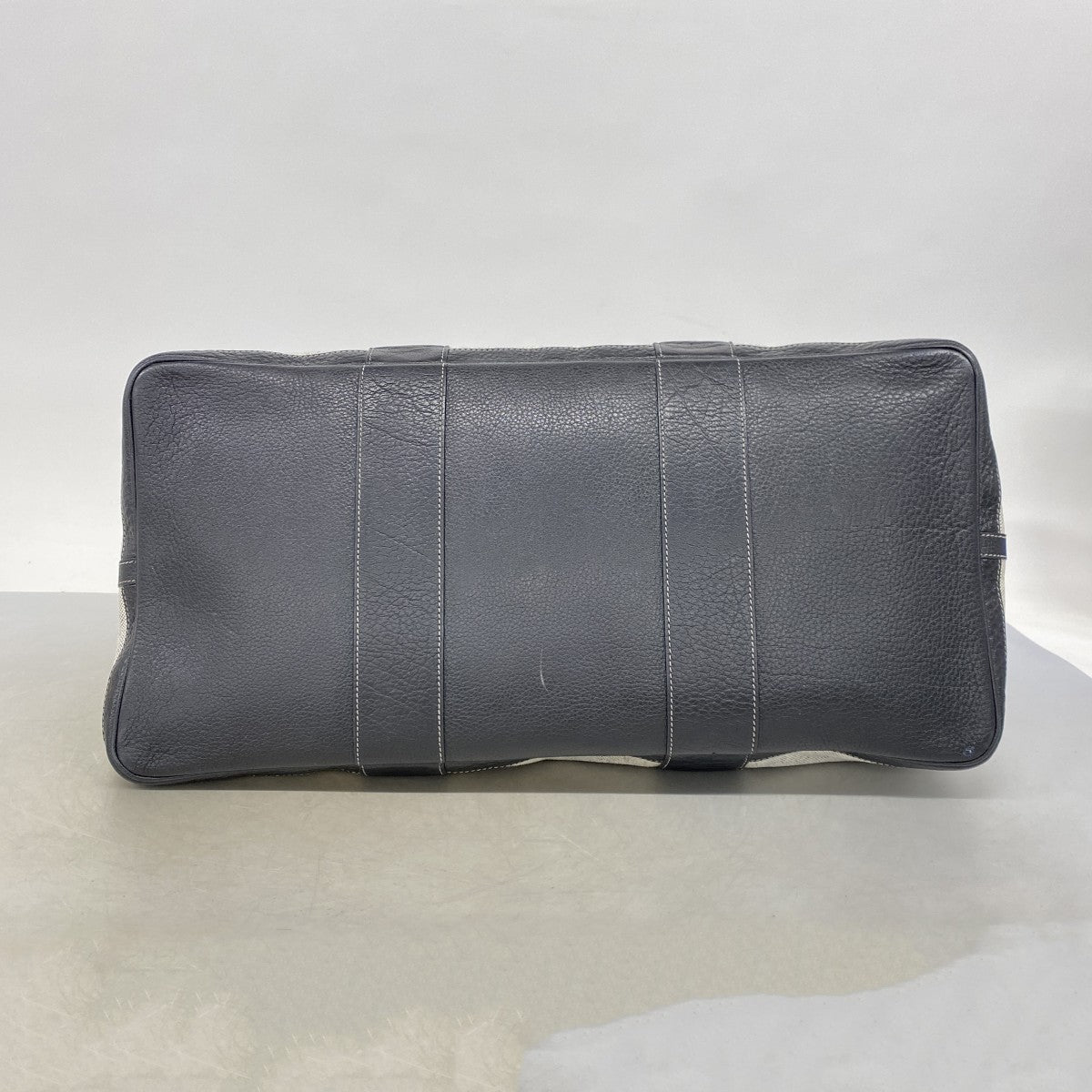 【6fd5983】エルメス トートバッグ ガーデンパーティGM トワルアッシュ ブラック シルバー金具 □G刻印【中古】レディース