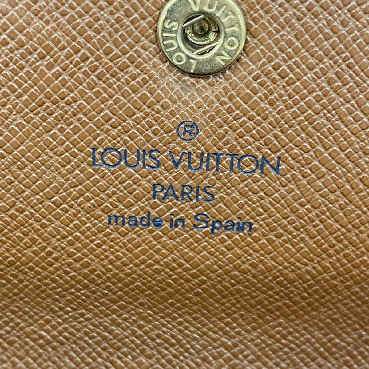 【6fd5995】ルイヴィトン 長財布 モノグラム ポシェットポルトモネクレディ M61725 ブラウン【中古】レディース