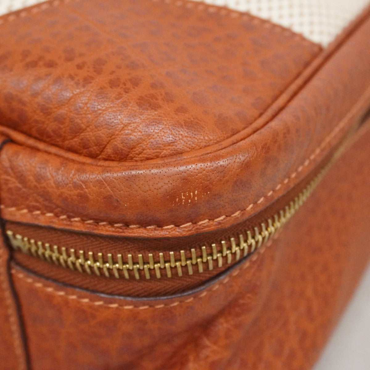 【6fd6000】エルメス ハンドバッグ ヴィクトリア45 トワルGM マロン ゴールド金具 □F刻印【中古】メンズ レディース ユニセックス