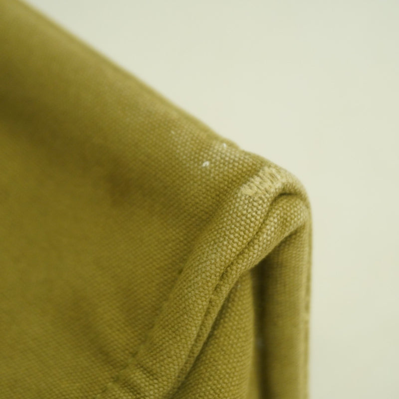【6fd6011】エルメス トートバッグ フールトゥMM キャンバス カーキ シルバー金具【中古】メンズ レディース ユニセックス