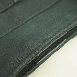 【6fd6028】エルメス トートバッグ トロカホリゾンタルMM キャンバス ブラック シルバー金具【中古】メンズ レディース ユニセックス
