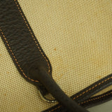 【6fd6029】エルメス トートバッグ ガーデンパーティTPM トワルアッシュ ブラウン シルバー金具 □I刻印【中古】メンズ レディース ユニセックス