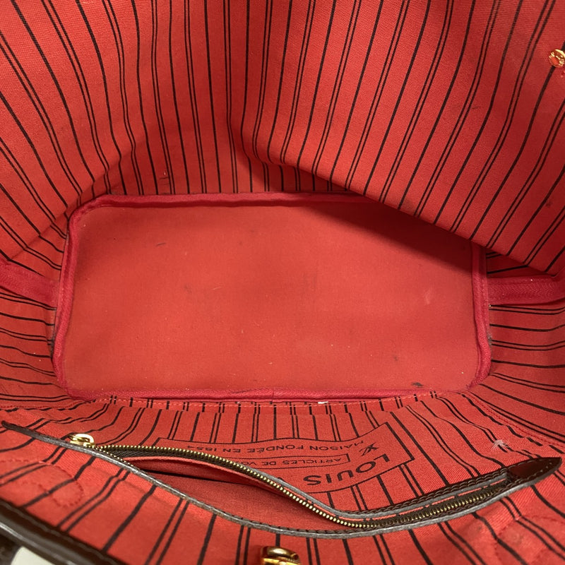 【6fd6040】ルイヴィトン トートバッグ ダミエ ネヴァーフルMM N41358 エベヌ【中古】レディース