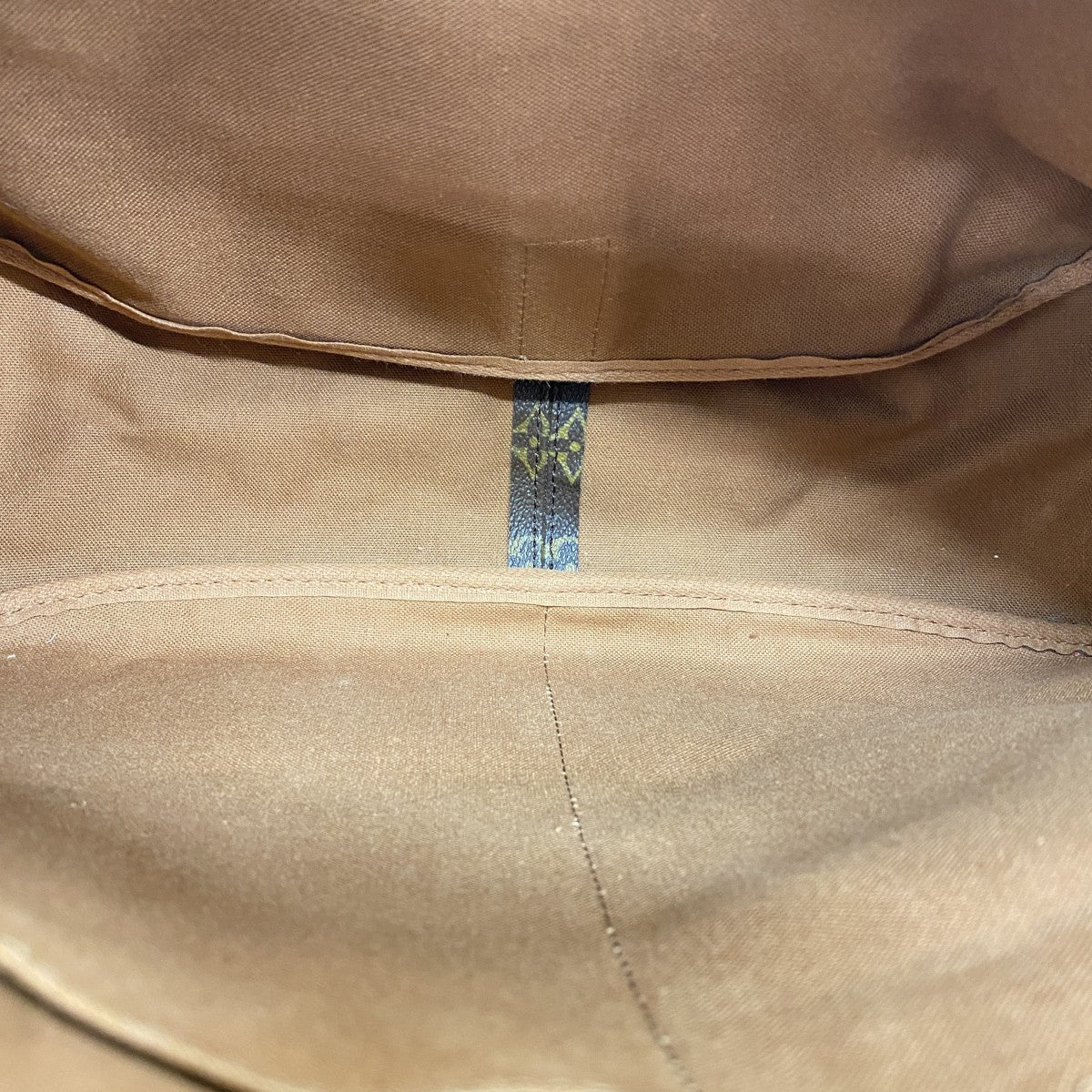 【6fd6042】ルイヴィトン ショルダーバッグ モノグラム ソミュール35 M42254 ブラウン【中古】レディース