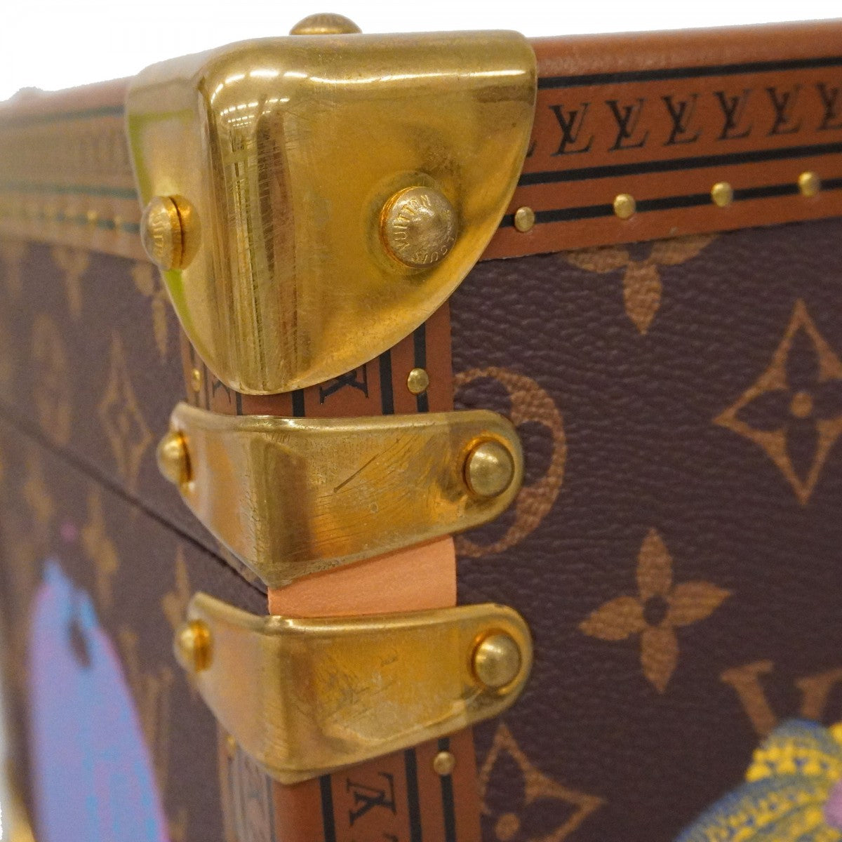 【6fd6052】ルイヴィトン 時計&ジュエリーケース モノグラム LV×YKコフレアクセソワール M10124 ブラウン マルチカラー 草間彌生コラボ【中古】メンズ レディース ユニセックス