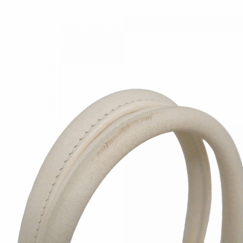 【6fd6056】エルメス ハンドバッグ バーキン30 トゴ ホワイト シルバー金具 □L刻印【中古】レディース