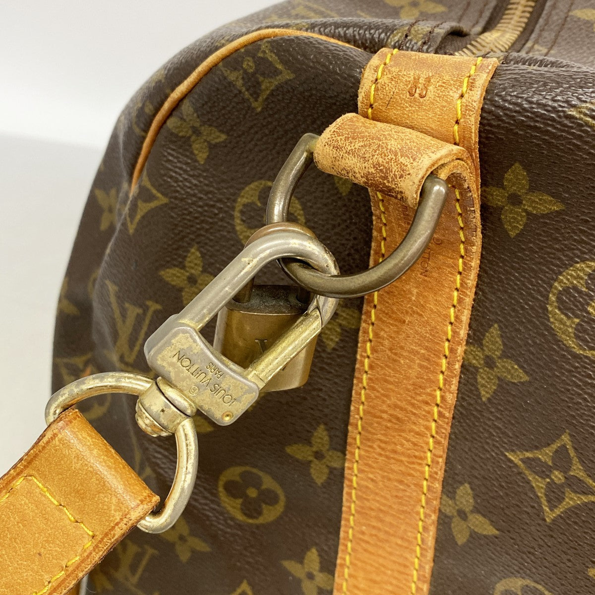 【6fd6059】ルイヴィトン ボストンバッグ モノグラム キーポルバンドリエール55 M41414 ブラウン【中古】メンズ レディース ユニセックス