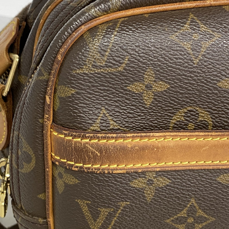 【6fd6061】ルイヴィトン ショルダーバッグ モノグラム リポーターPM M45254 ブラウン【中古】レディース