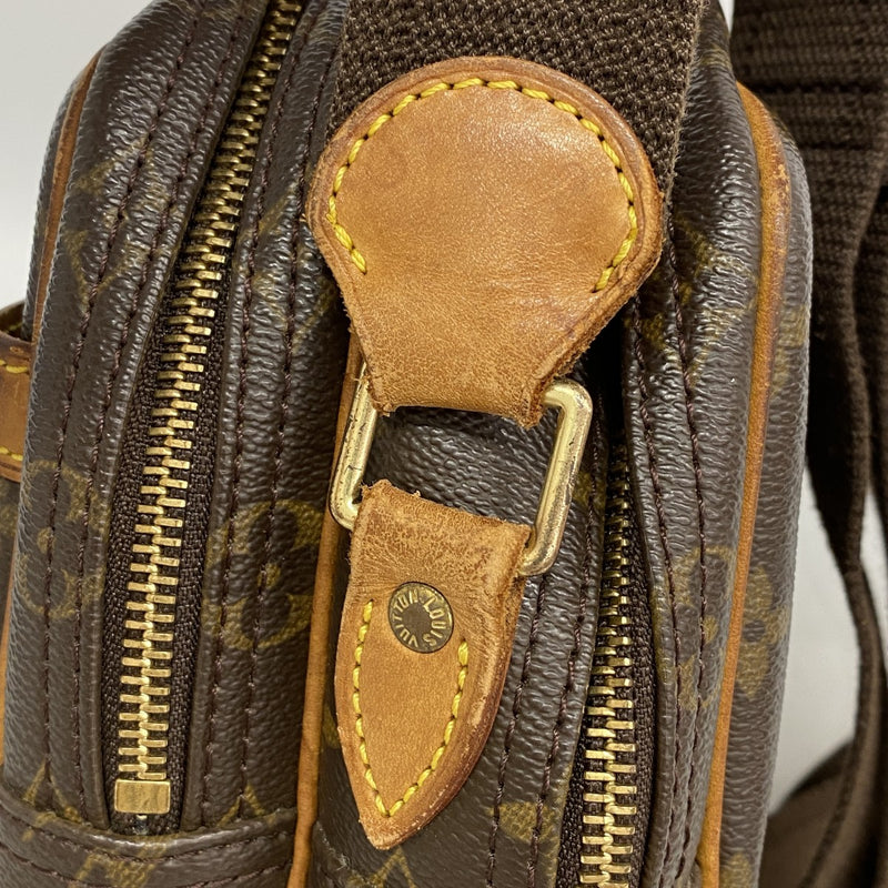 【6fd6061】ルイヴィトン ショルダーバッグ モノグラム リポーターPM M45254 ブラウン【中古】レディース