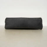【6fd6067】シャネル ショルダーバッグ チェーンショルダー キャビアスキン ブラック ゴールド金具【中古】レディース