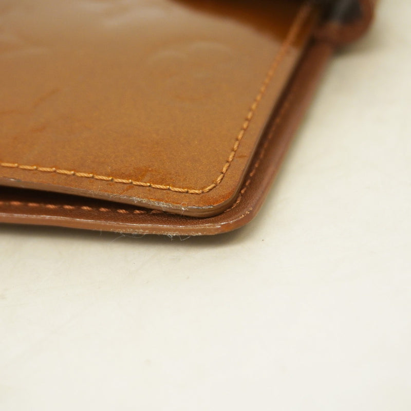 【6fd6076】ルイヴィトン 手帳カバー ヴェルニ アジェンダPM R21004 ブロンズ【中古】メンズ レディース ユニセックス