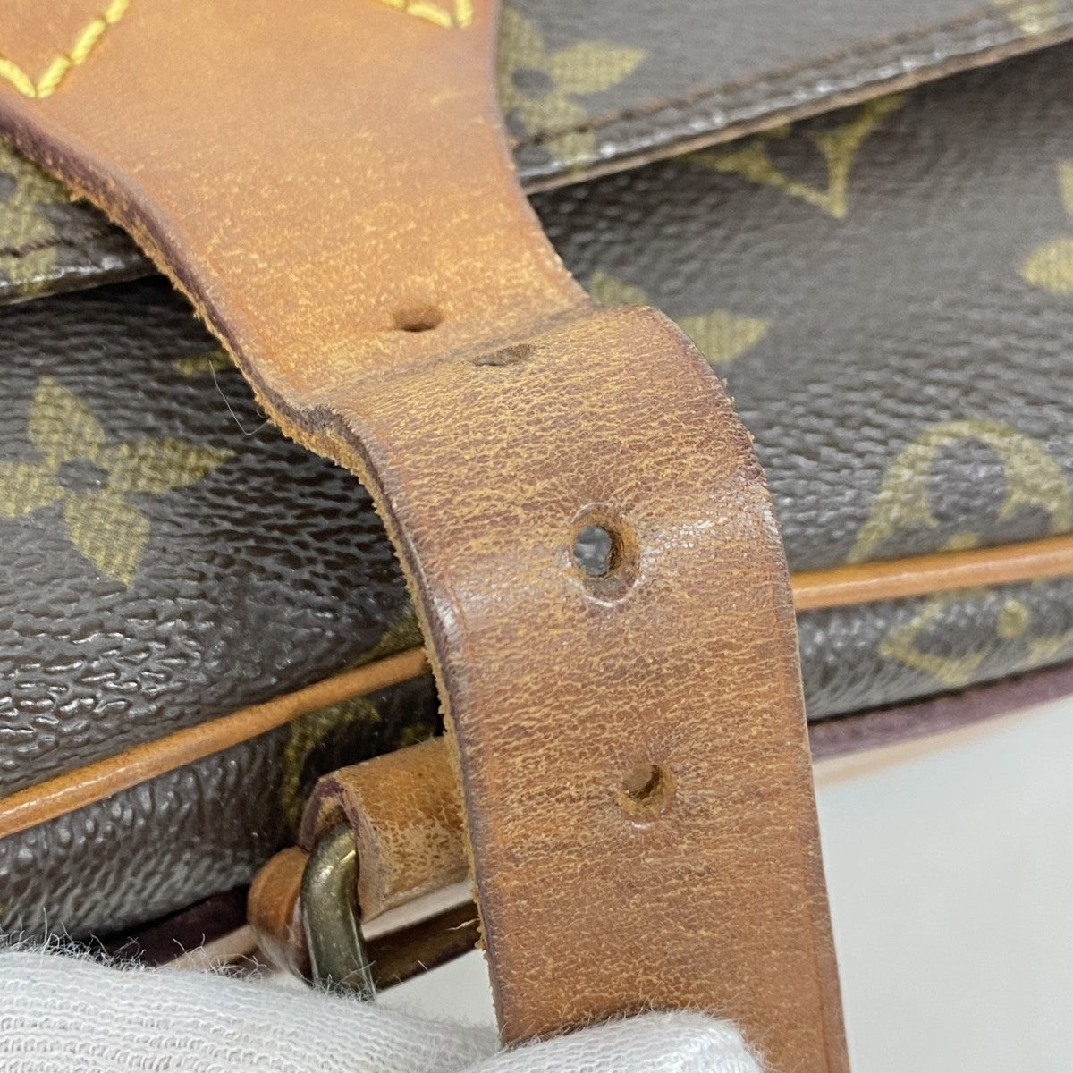 【6fd6083】ルイヴィトン ショルダーバッグ モノグラム カルトシエールMM M51253 ブラウン【中古】レディース