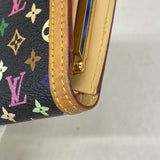 【6fd6087】ルイヴィトン 財布 モノグラム・マルチカラー ポルトモネビエヴィエノワ M92988 ノワール【中古】レディース