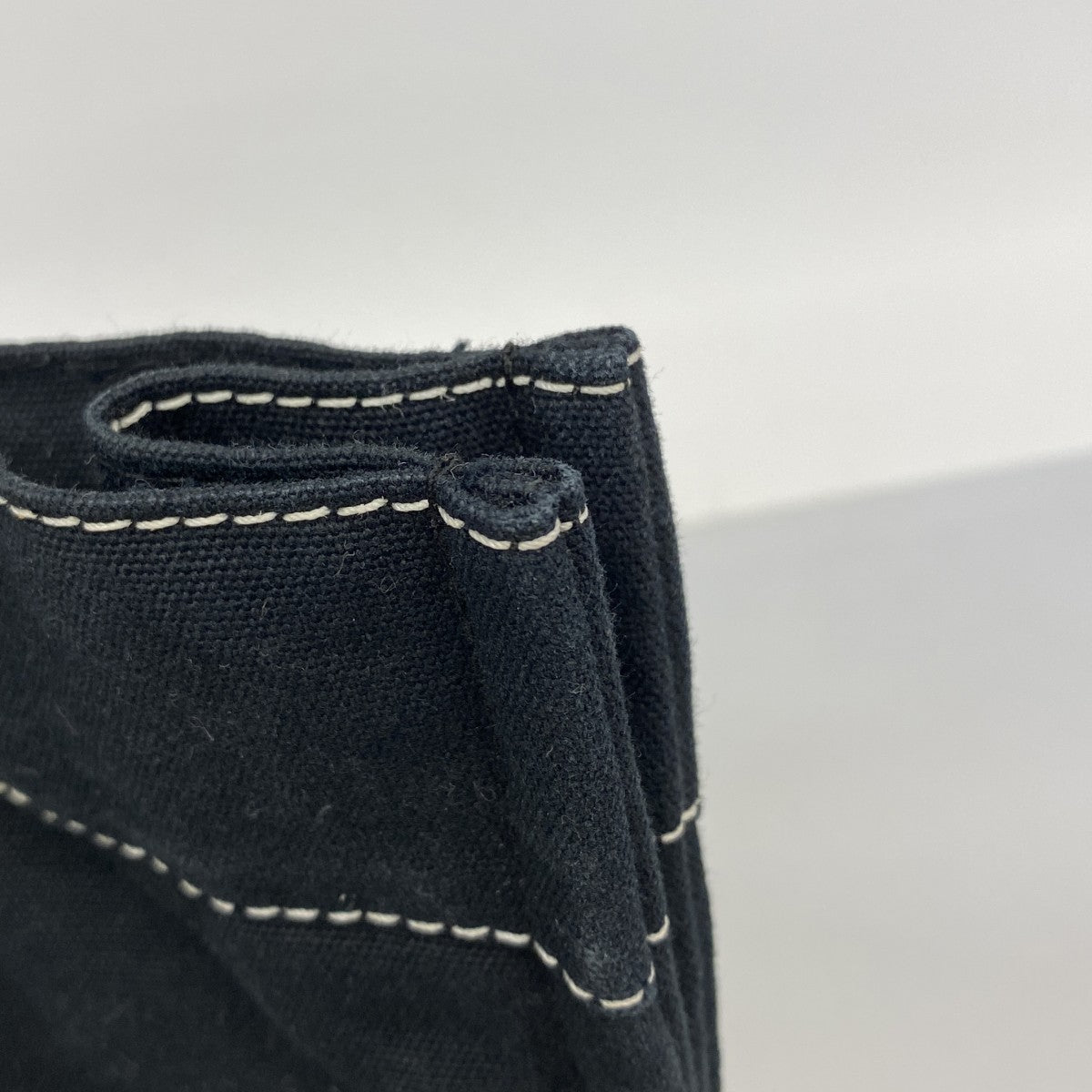 【6fd6098】エルメス トートバッグ ドーヴィルMM キャンバス ブラック シルバー金具【中古】メンズ レディース ユニセックス
