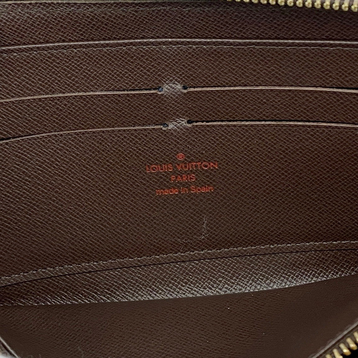 【6fd6106】ルイヴィトン 長財布 ダミエ ジッピーウォレット N60015 エベヌ【中古】メンズ レディース ユニセックス