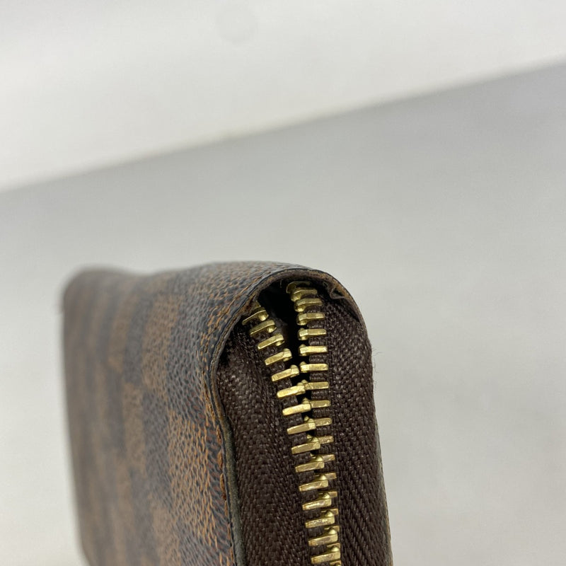 【6fd6106】ルイヴィトン 長財布 ダミエ ジッピーウォレット N60015 エベヌ【中古】メンズ レディース ユニセックス