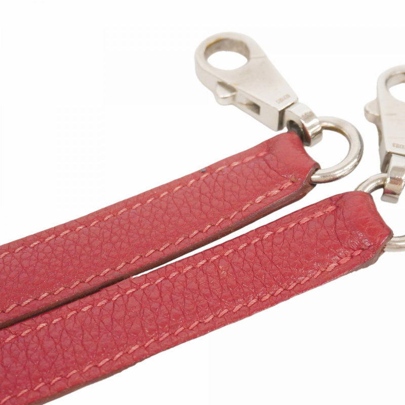 【6fd6109】エルメス ハンドバッグ ケリー32 トゴ ルージュカザック シルバー金具 □G刻印 2wayバッグ【中古】レディース