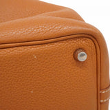 【6fd6110】エルメス ハンドバッグ ピコタンロックPM トリヨンクレマンス ゴールド シルバー金具 □M刻印【中古】レディース