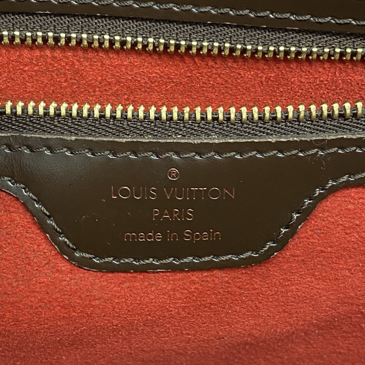 【6fd6113】ルイヴィトン トートバッグ ダミエ ハムステッドPM N51205 エベヌ【中古】レディース