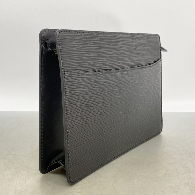 【6fd6116】ルイヴィトン クラッチバッグ エピ ポシェットオム M52522 ノワール【中古】メンズ