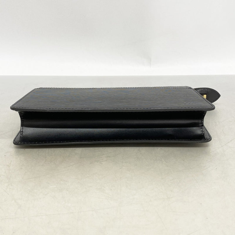 【6fd6116】ルイヴィトン クラッチバッグ エピ ポシェットオム M52522 ノワール【中古】メンズ