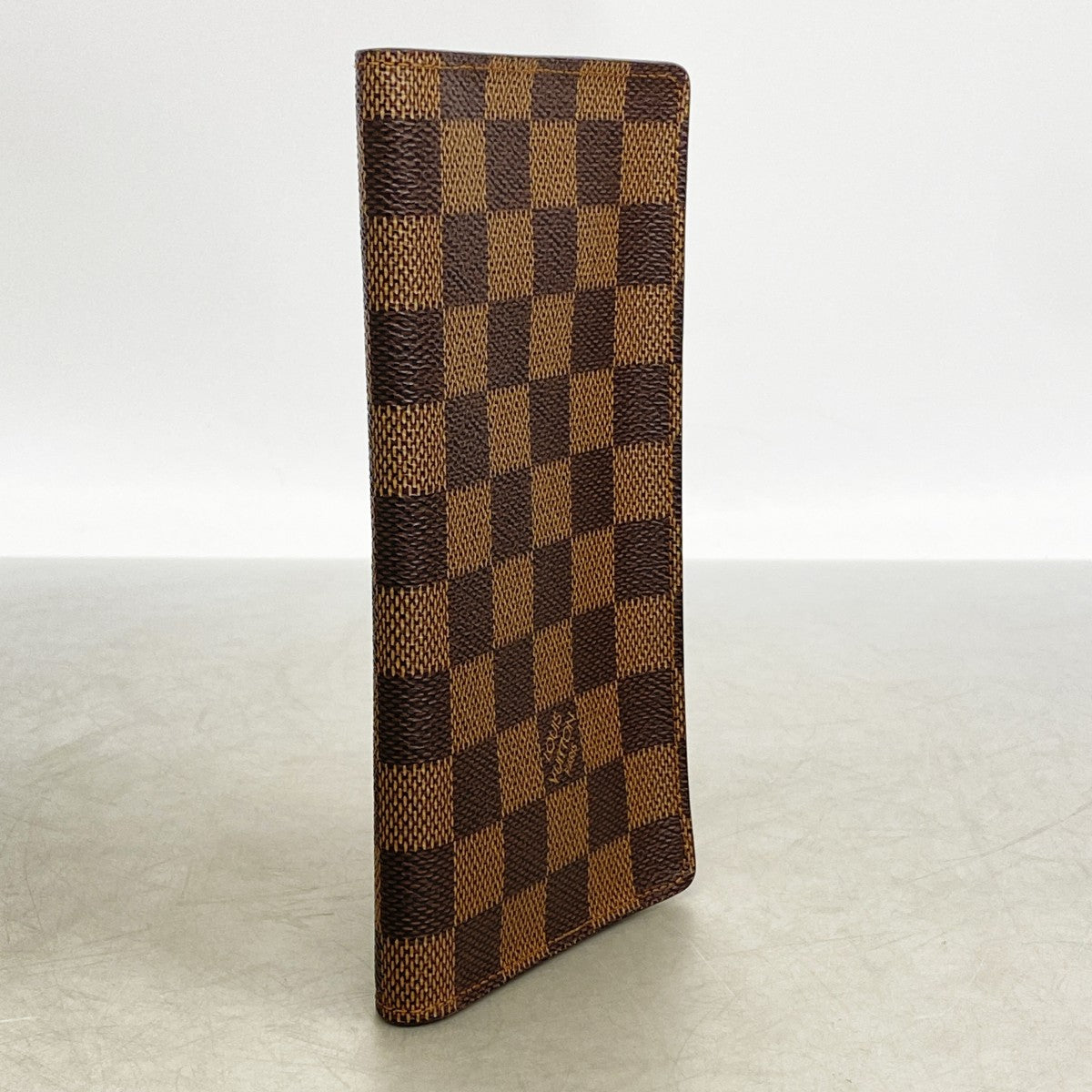 【6fd6117】ルイヴィトン 長札入れ ダミエ ポルトカルトクレディ円 N60825 エベヌ【中古】メンズ