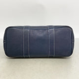 【6fd6122】エルメス ハンドバッグ ガーデンパーティTPM トワルオフィシエ ネイビー シルバー金具 □I刻印【中古】メンズ レディース ユニセックス
