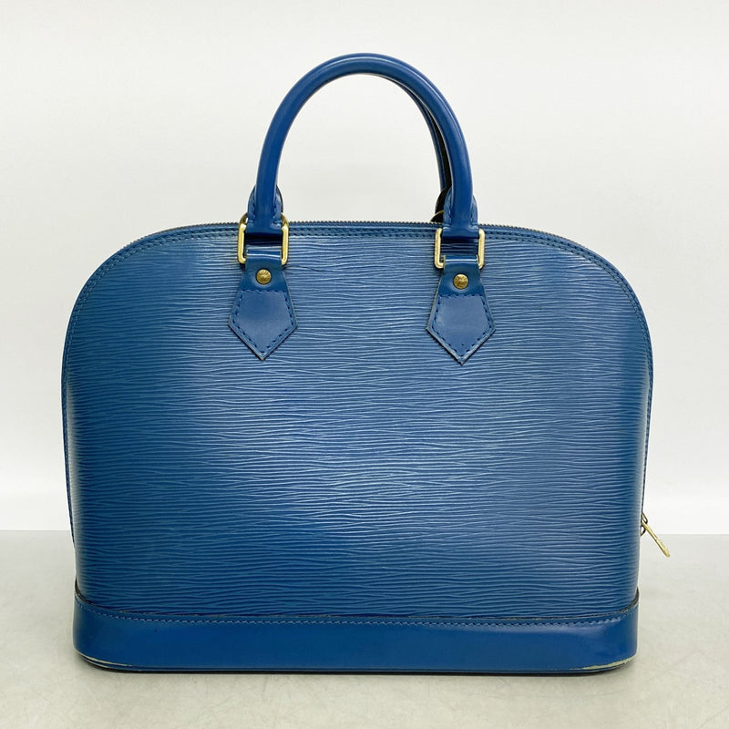 【6fd6127】ルイヴィトン ハンドバッグ エピ アルマ M52145 トレドブルー【中古】レディース