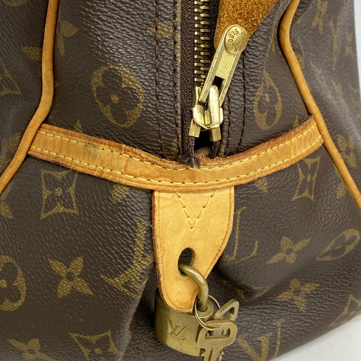 【6fd6134】ルイヴィトン ハンドバッグ モノグラム モントルグイユGM M95566 ブラウン【中古】レディース