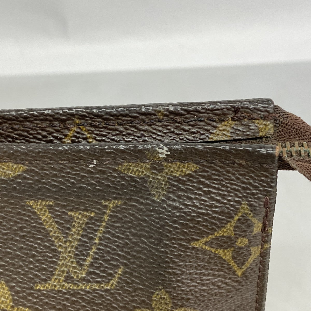 【6fd6138】ルイヴィトン ポーチ モノグラム ポッシュトワレット26 M47542 ブラウン【中古】レディース