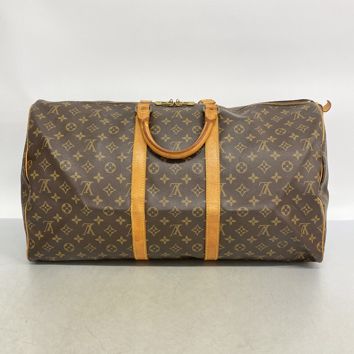 【6fd6142】ルイヴィトン ボストンバッグ モノグラム キーポル55 M41424 ブラウン【中古】メンズ レディース ユニセックス