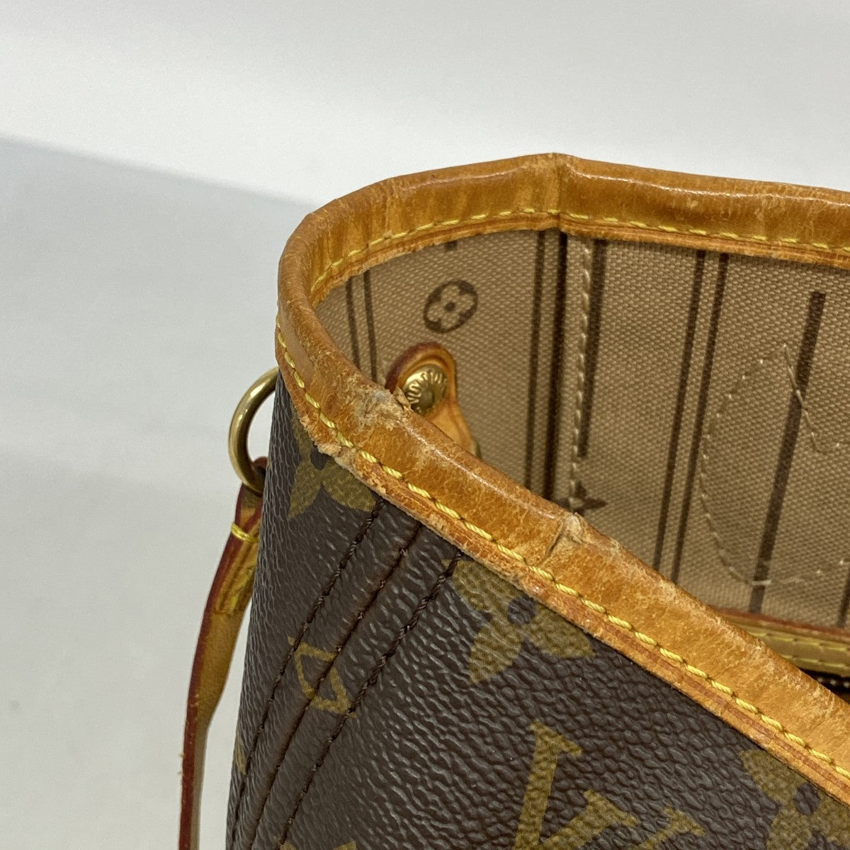 【6fd6146】ルイヴィトン トートバッグ モノグラム ネヴァーフルPM M40155 ブラウン【中古】レディース