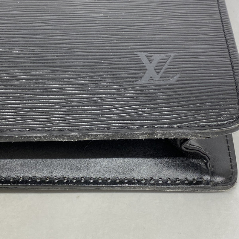 【6fd6147】ルイヴィトン ブリーフケース エピ ポルトドキュマンバンドリエール M54462 ノワール 2wayバッグ【中古】メンズ