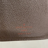 【6fd6151】ルイヴィトン 財布 ダミエ ポルトモネビエヴィエノワ N61664 エベヌ【中古】レディース