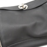 【6fd6153-e】エルメス ハンドバッグ リンディ26ヴェルソ スイフト ブラック ブルータイ シルバー金具 K刻印 2wayバッグ【中古】レディース