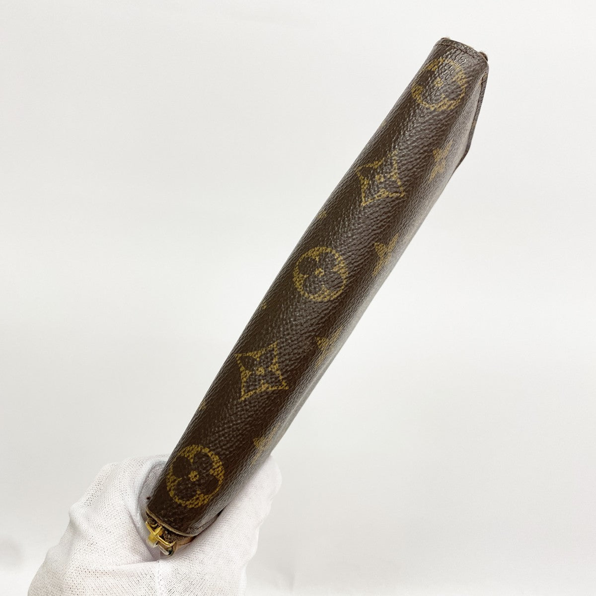 【6fd6165】ルイヴィトン 長財布 モノグラム ポルトフォイユクレマンス M61298 ブラウン ローズバレリーヌ【中古】レディース