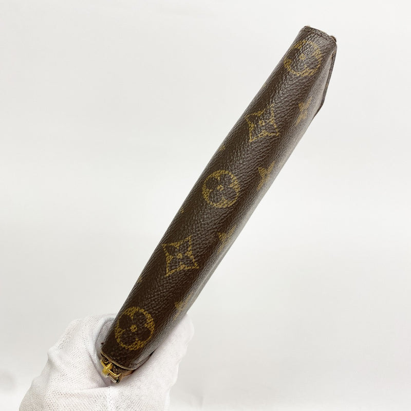 【6fd6165】ルイヴィトン 長財布 モノグラム ポルトフォイユクレマンス M61298 ブラウン ローズバレリーヌ【中古】レディース