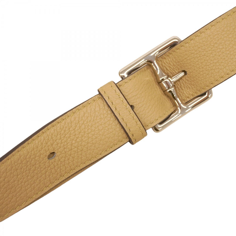 【6fd6171】エルメス ショルダーバッグ ケリーメッセンジャーPM トゴ プシエール シルバー金具 K刻印【中古】レディース